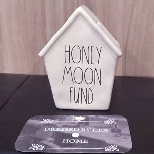 NWT HTF Rae Dunn HONEY MOON FUND bank